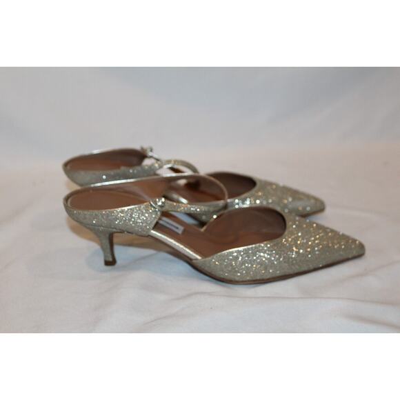NIB TABITHA SIMMONS LIBERTY GLITTER PUMPS CHAMPAGNE SZ 6.5 $695 - Picture 3 of 8